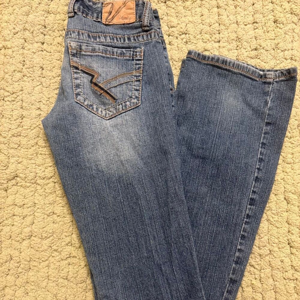 Vanity Women's Blue and Navy Jeans